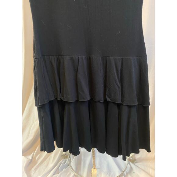 b.p.c. dress Corset style lace ruffles black size small - Picture 7 of 11